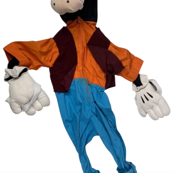 Disney Goofy Kids Costume - Orange, Blue, Brown Sz 4/5 - Picture 5 of 8